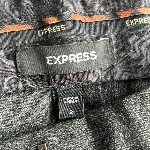 Express women's Ankle Dress Pants Gray Size 2 - Picture 6 of 12